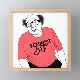 Feminist AF Framed Mini Art Print