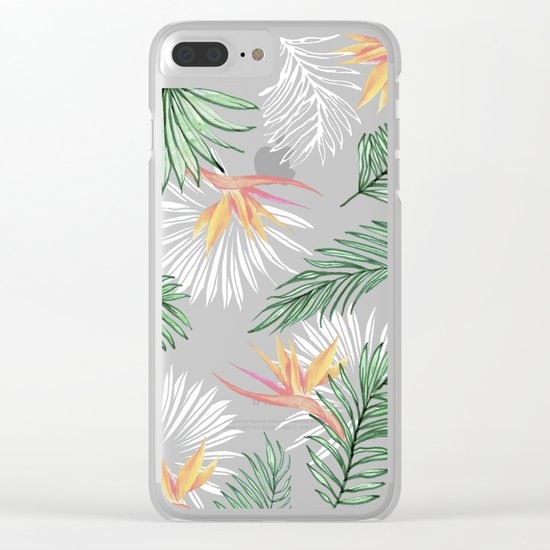 Tropic Palm #society6 #decor #buyart Clear iPhone Case