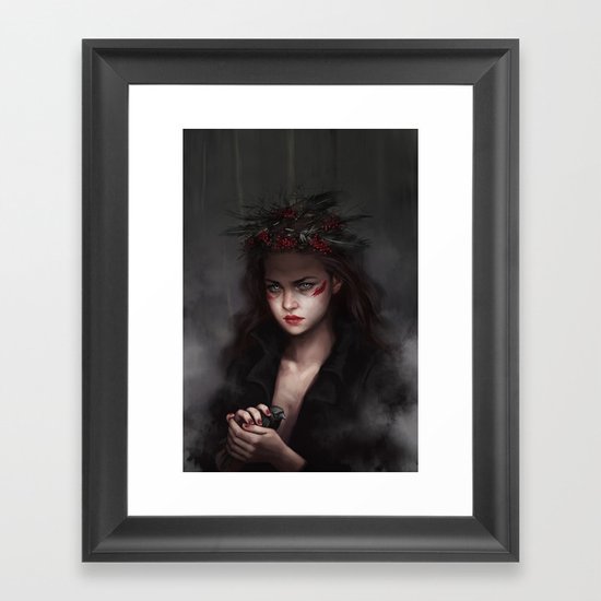 Falling from high places Framed Art Print