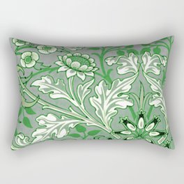 Aromantic Pride Opulant Floral Design Rectangular Pillow