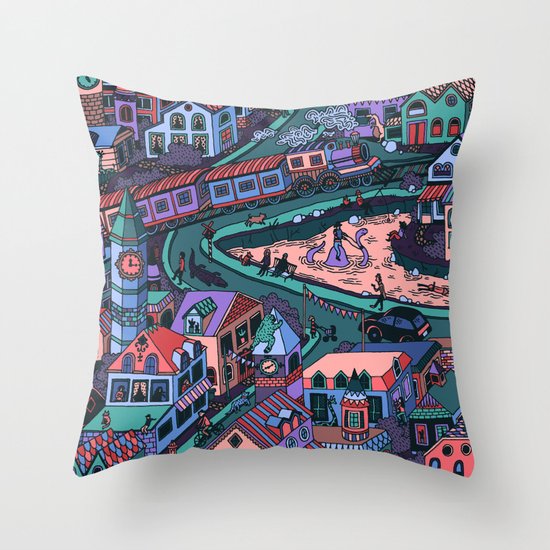 Loch Tess Throw Pillow