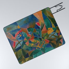 Paul Klee "Flower Bed (Blumenbeet)" (1915) Picnic Blanket