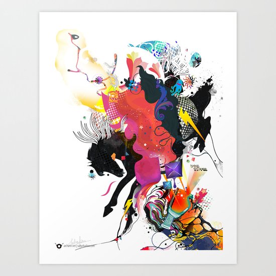 VZ Royal Ride Art Print