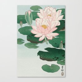 Ohara Koson - Water Lily Canvas Print
