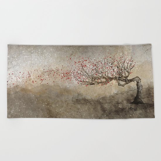 Blooming Beach Towel