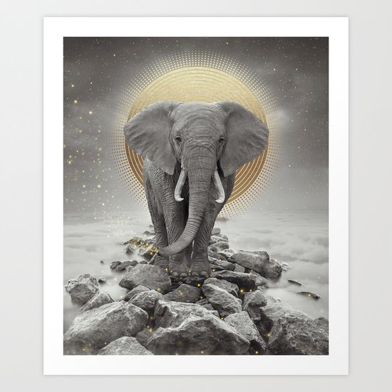 Strength & Courage Art Print