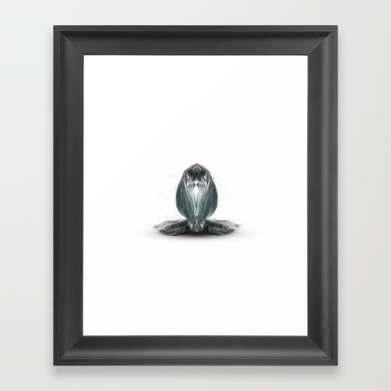 Baby Hair Framed Art Print
