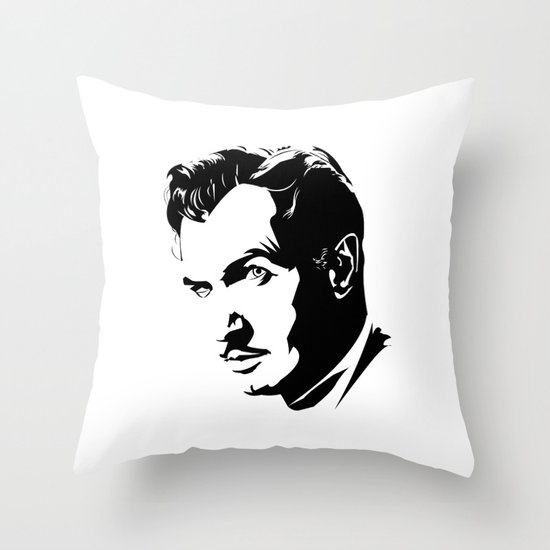 Vincent Price Throw Pillow