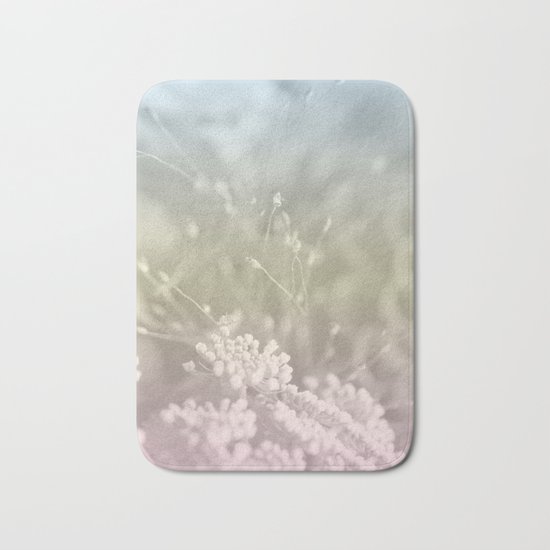 Pastel Flower Vibes #1 #decor #art #society6 Bath Mat