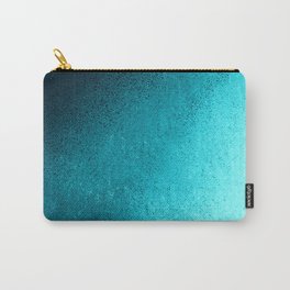 Modern abstract navy blue teal gradient Carry-All Pouch