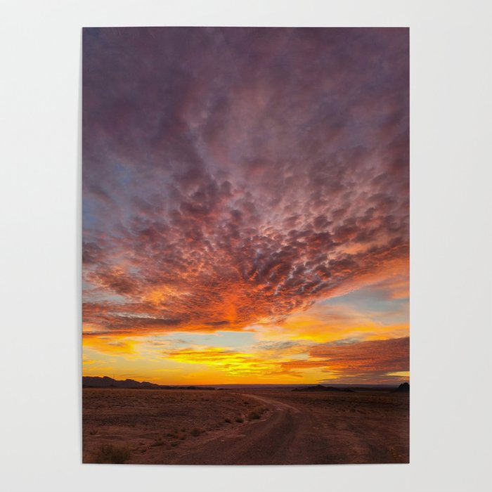 Blazing New Mexico Sunrise Poster