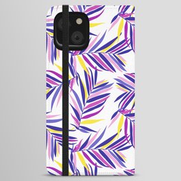 Tropical Leaves 1 iPhone Wallet Case