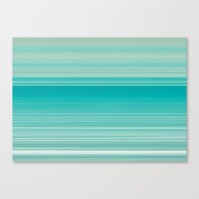 clear sea gradient Canvas Print