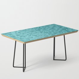 Turquoise Terrazzo Tile Coffee Table