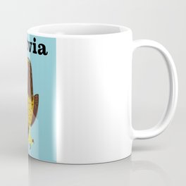 Latvia travel poster. Coffee Mug