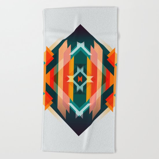 Broken Diamond - Incalescence Beach Towel