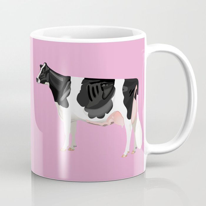 Holstein /// Pink Coffee Mug