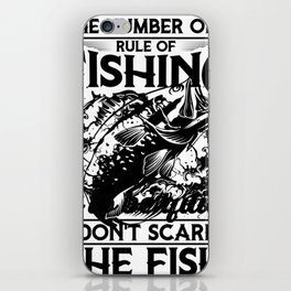 fishing lover / fish number one iPhone Skin