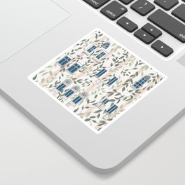 Windows House Sticker | Sticker, Outdoor, Pink, Bags, Print, Homedecor, Green, Office, Stationary, Tech 