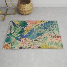 Landscape at Collioure by Henri Matisse Area & Throw Rug