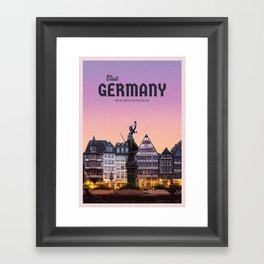 Visit Germany Framed Art Print