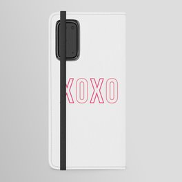 Pink XOXO Android Wallet Case