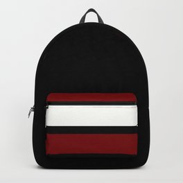 Team Colors...Maroon and white stripeswith black Backpack | Betancourt, Stripe, Digital, White, Pattern, Team, Graphicdesign, Colors, Black, Maroon 