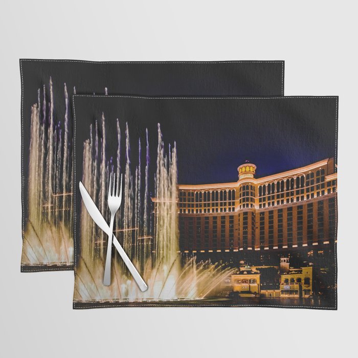 The Bellagio - Vegas After Dark Placemat