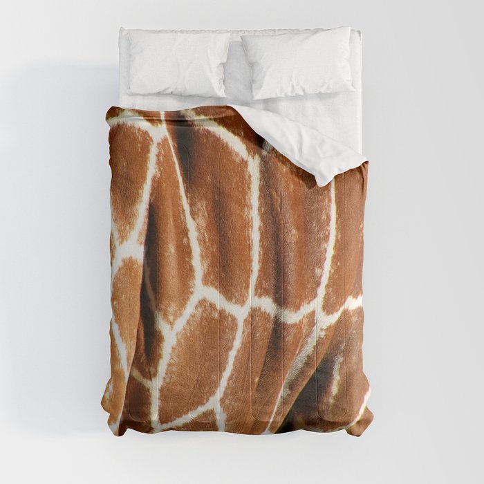 Giraffe Skin Close-up Comforter