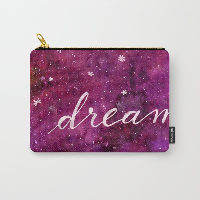Watercolor galaxy dream - pink and purple Carry-All Pouch
