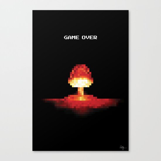 Game Over Canvas Print