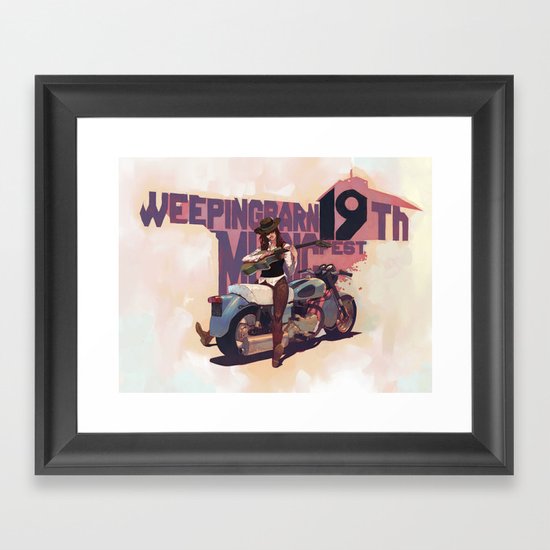 OH! MY BARN! Framed Art Print
