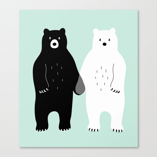 Gray Canvas Print