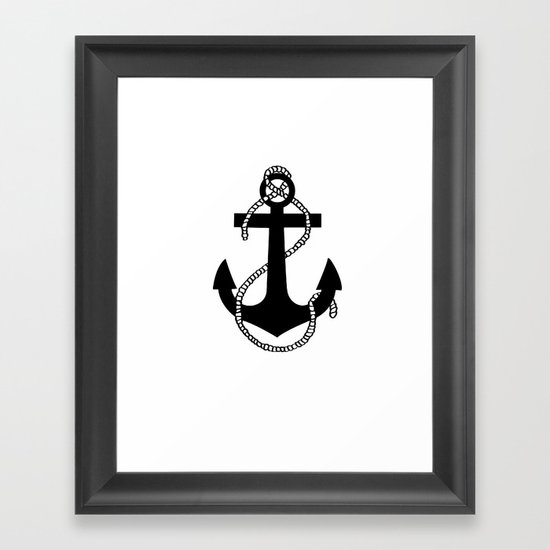 Anchor Framed Art Print