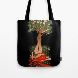 Spirit Of The Trees Tote Bag | Illustration, Transformation, Acrylic, Woods, Figure, Curated, Celtic, Magic, Surrealism, Tree 