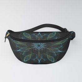 Feathers Fanny Pack | Symmetrical, Graphicdesign, Design, Digitalart, Fractals, Yellow, Trippy, Abstract, Kaleidoscope, Weavesilk 