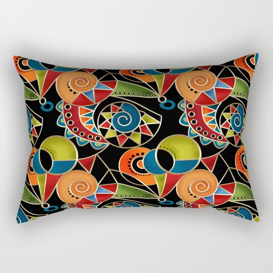 Abstraction - Carnival Rectangular Pillow