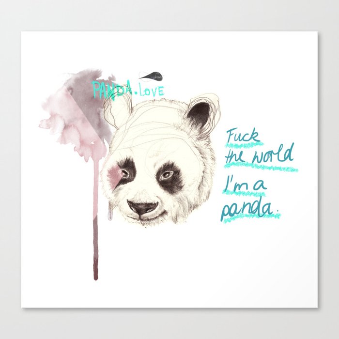 panda.love Canvas Print