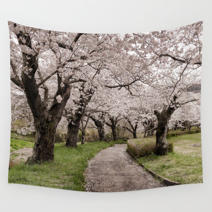 Cherry blossom tree on sale tapestry