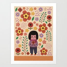 Lunar New Year - Spring in Happiness Art Print
