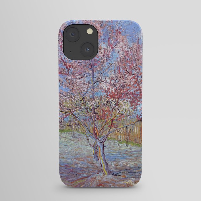 Pink Peach Tree in Blossom by Vincent van Gogh iPhone Case