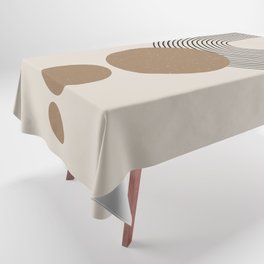 Luna - Mid Century Modern Abstract Art Tablecloth