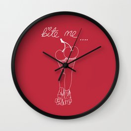 Bite Me Wall Clock