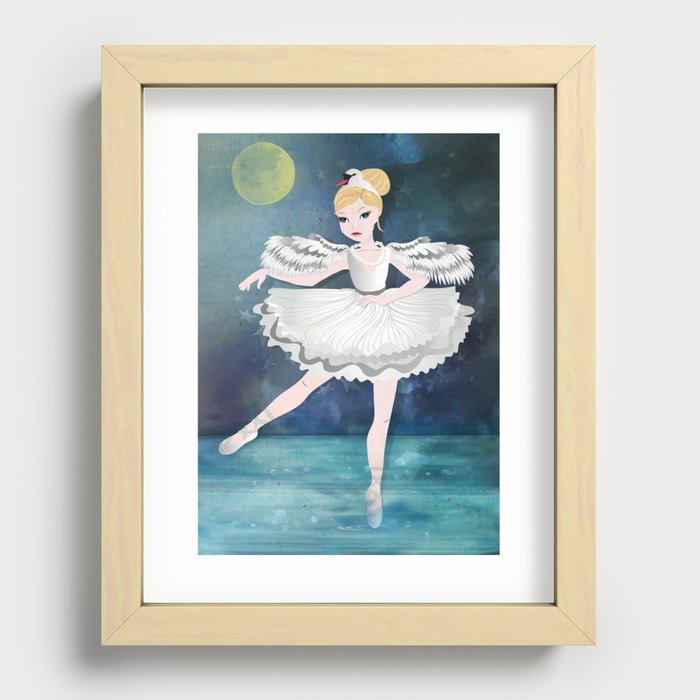 Ballerina Recessed Framed Print