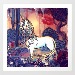 The Last unicorn Art Print