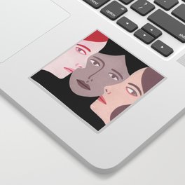 Three Women Sticker