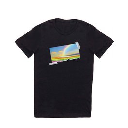 Ocean Of Rainbows | Reflection Refraction And Dispersion - Scrapbook Art T Shirt