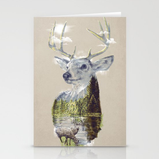 Mo'deer' Nature Stationery Cards