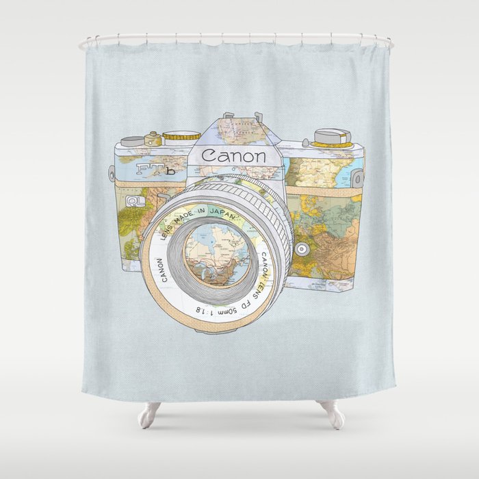 TRAVEL CAN0N Shower Curtain