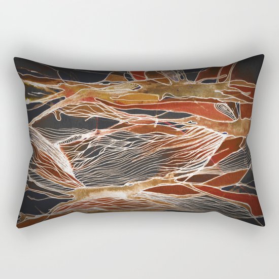 Midnight Fever Rectangular Pillow